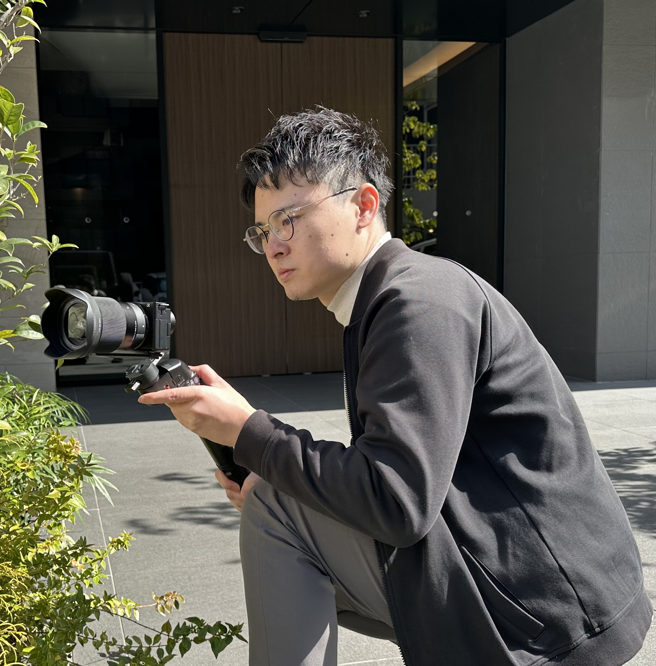 撮影現場の様子